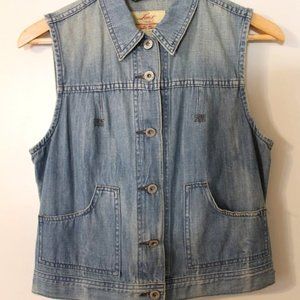 Levi's Distressed Jean Vest